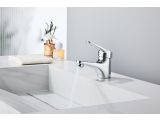 Watch image 15 One handle brass basin faucet D40, Crocus series, chrome, a-five