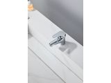 Watch image 14 One handle brass basin faucet D40, Crocus series, chrome, a-five