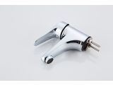 Watch image 7 One handle brass basin faucet D40, Crocus series, chrome, a-five