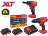 Set of cordless tools WORTEX screwdriver BD 1820 Li + impact wrench CWR 0318 ALL1