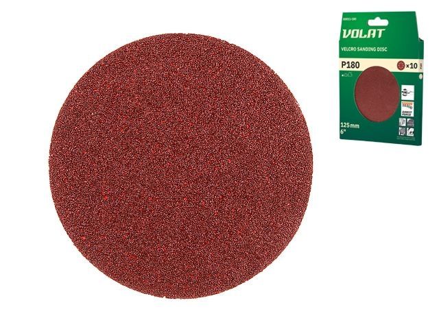 Sanding disc for wood 125mm P180 grit (10PCS/PACK) VOLAT