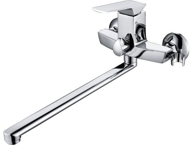 One handle brass bath faucet D35, Lily series, chrome, a-five