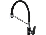 One handle (D35) zinc kitchen faucet, white, ECONOCE