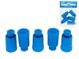 PP end cap 1/2&quot; blue, AV Engineering