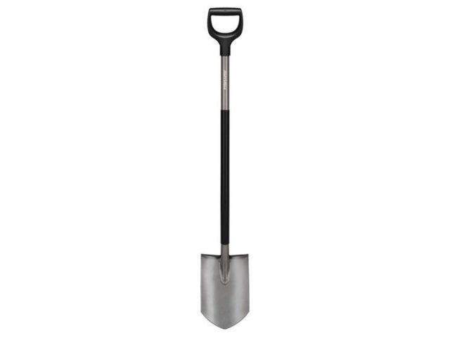 Ergonomic Pointed Spade Grey