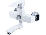 One handle (D35) zinc bath faucet, white, ECONOCE