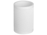 Toothbrush cup PURE SERENITY, white, PERFECTO LINEA