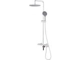 One handle (D35) brass shower system, Rose series, a-five