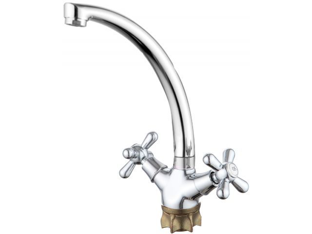 Two handle zinc basin faucet, ECONOCE