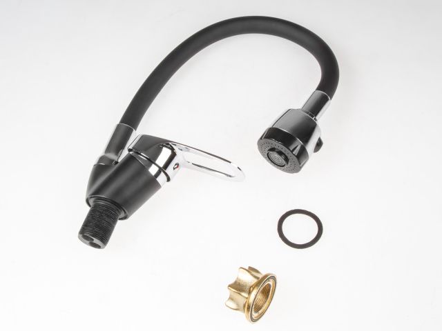 Image 3 Kitchen faucet zinc D40 black, series 240 ECONOCE