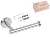 Toilet paper holder, WATERLINE, stainless steel/matt, PERFECTO LINEA