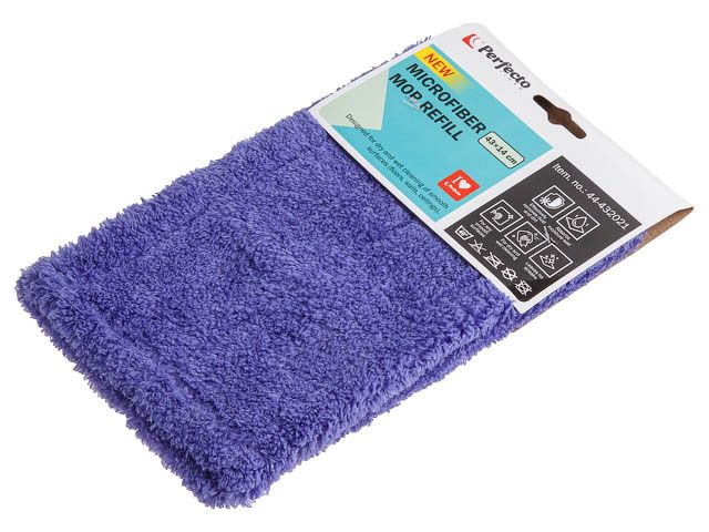 Microfiber mop refill, lilac, PERFECTO LINEA