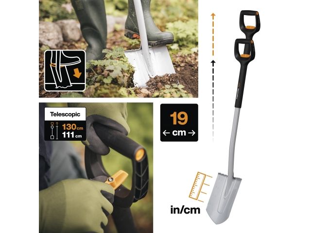 Image 7 Xact Telescopic Pointed Spade