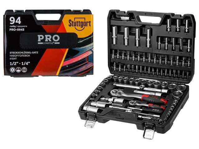 Socket set 94pcs PRO STARTUL STUTTGART