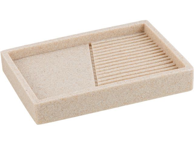 Soap dish ELEMENT, beige, PERFECTO LINEA