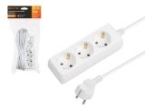 Extension cord, 3 sockets; 3m; with grounding; 3х1,5 ЮПИТЕР