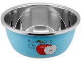 Whipping bowl, stainless steel,diаm. 30 cm, apple, Romantic life series, PERFECTO LINEA