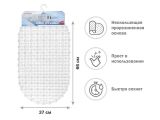 Bath mat, oval 66x37 cm, transparent, PERFECTO LINEA
