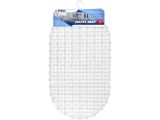 Bath mat, oval 66x37 cm, transparent, PERFECTO LINEA