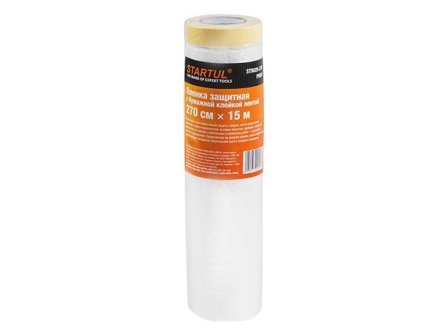 Protective film with masking tape 270cmx15m STARTUL PROFI
