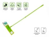 Microfiber flat mop Solid, green, PERFECTO LINEA