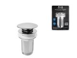 Wash basin outlet with big click/clack bottom, a-five