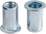 Rivet nut М8 countersunk head white zinc plated (10 pcs/polybag) STARFIX
