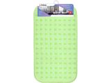 Bath mat, rectangular with bubbles, 66x37 cm, green, PERFECTO LINEA