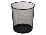 Waste paper basket, 26.5x22x28, black, REDONDA, PERFECTO LINEA