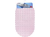 Bath mat, oval 66x37 cm, pink, PERFECTO LINEA
