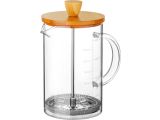 Glass french press 800 ml, BAMBOO, PERFECTO LINEA