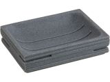 Soap dish WEATHERED SAND, grey, PERFECTO LINEA