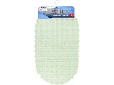 Bath mat, oval 66x37 cm, green, PERFECTO LINEA