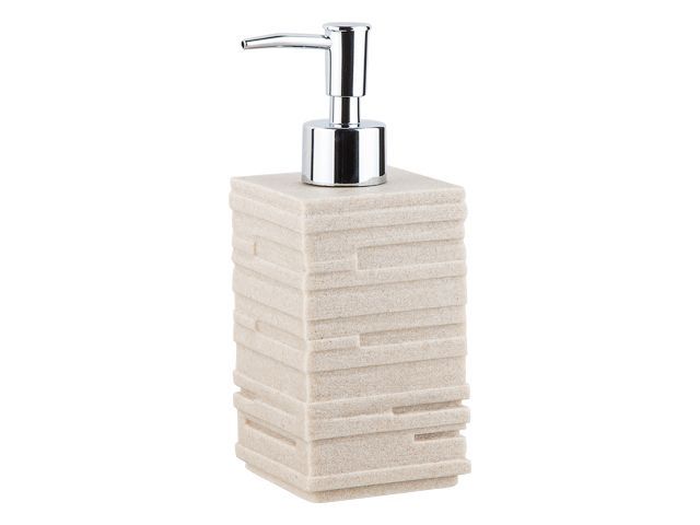 Soap dispenser WEATHERED SAND, beige, PERFECTO LINEA
