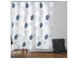 Shower curtain (12 rings included), 180x180 cm, Harmony, flowers, PERFECTO LINEA