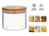 Glass food storage container 400 ml, Handy series, PERFECTO LINEA