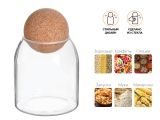 Glass food storage container 500 ml, Handy series, PERFECTO LINEA