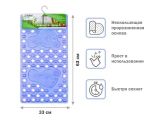 Bath mat, rectangular, 63x33 cm, blue, PERFECTO LINEA