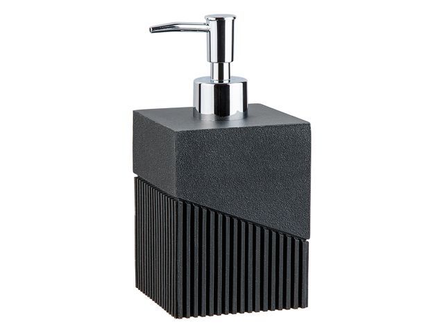 Soap dispenser ELEMENT, black, PERFECTO LINEA