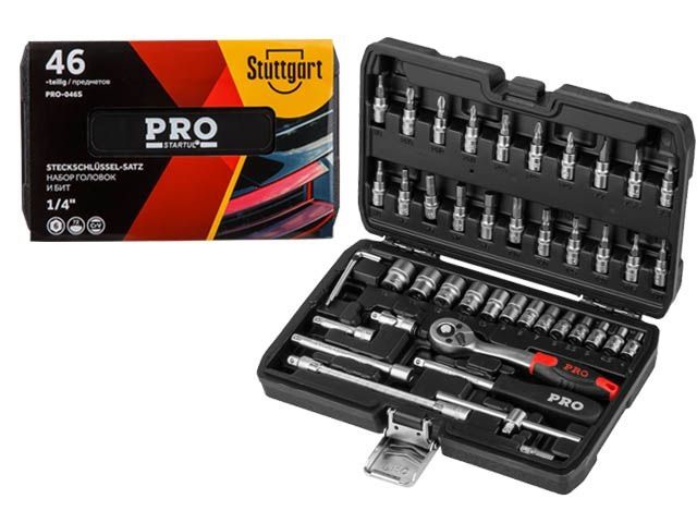 Socket set 46pcs PRO STARTUL STUTTGART