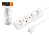 Extension cord, 4 sockets; 7m; with grounding; 3х1,00 ЮПИТЕР