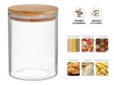 Glass food storage container 800 ml, Handy series, PERFECTO LINEA