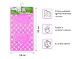 Bath mat, rectangular, 63x33 cm, pink, PERFECTO LINEA