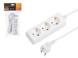 Extension cord, 3 sockets; 1,5m; with grounding; 3х1,5 ЮПИТЕР