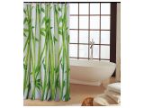 Shower curtain (12 rings included), 180x180 cm, Harmony, bamboo, PERFECTO LINEA