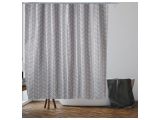 Shower curtain (12 rings included), 180x180 cm, Harmony, geometry, grey, PERFECTO LINEA