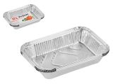 Aluminium foil pans, rectangular, 5 pcs., 21.6х14.6х4.0 cm., PERFECTO LINEA