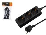 Extension cord, 3 sockets; 3m; with grounding; 3х0,75 ЮПИТЕР