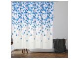 Shower curtain (12 rings included), 180x180 cm, Secret, petals, PERFECTO LINEA