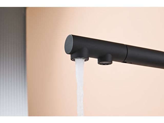Image 5 Kitchen faucet (Lt) D35, Boreal Black with drinking water tap, a-five